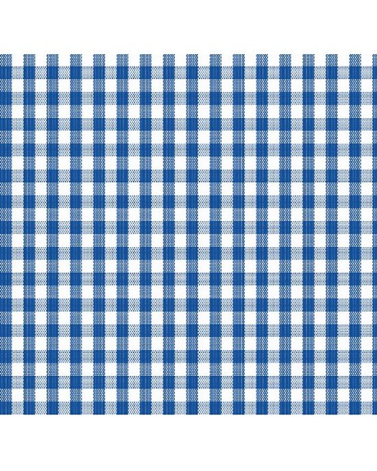 Tecido Fio Tinto Xadrez 8XM cor - 1127 (Azul Persia)